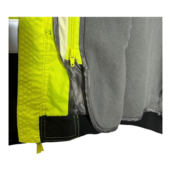 Majestic High Visibility Safety Jacket Class 3 Yellow Workwear Mens M - Picture 8 of 15